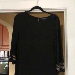 WHBM black dress with embellishment size M